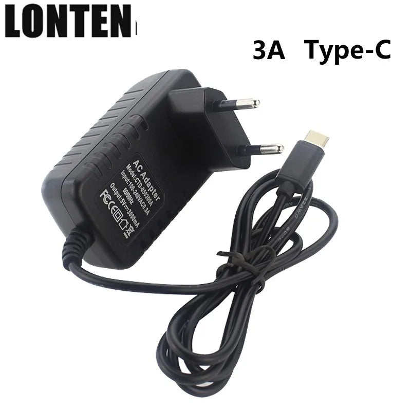 Custom High Quality For Raspberry Pi 4 Adapter Power Supply 5V 3A Type-C Power Charger for Raspberry Pi 4 Model B Manufacturer