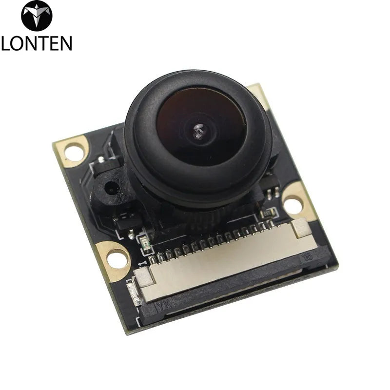 Custom Lonten Raspberry Pi 3B+ 5MP Megapixel Night Vision Camera OV5647 Sensor Fisheye Wide-angle Camera Module for Raspberry Pi 3 Mode Manufacturer