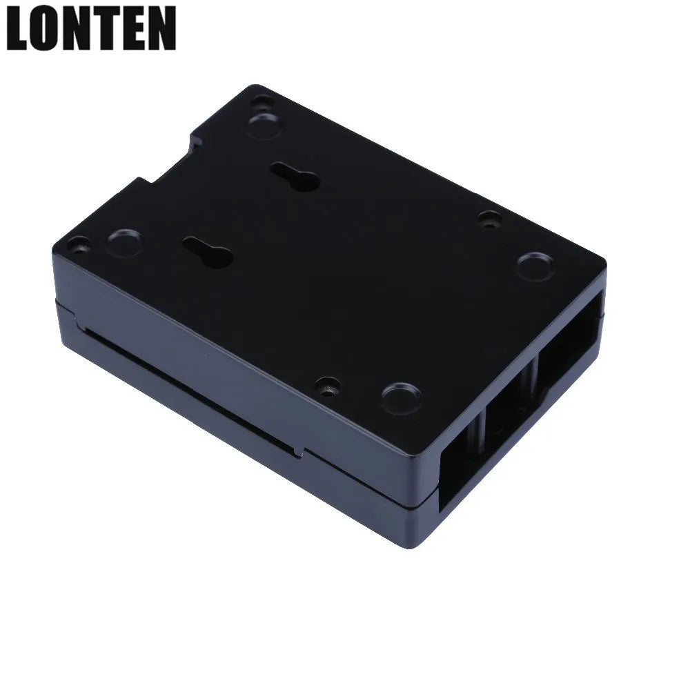 Custom Lonten Raspberry Pi 3 Model B+ Aluminum Black Silver Case RPI 3B Plus Metal Enclosure Silver Box Compatible with RPi 3 Model B Manufacturer