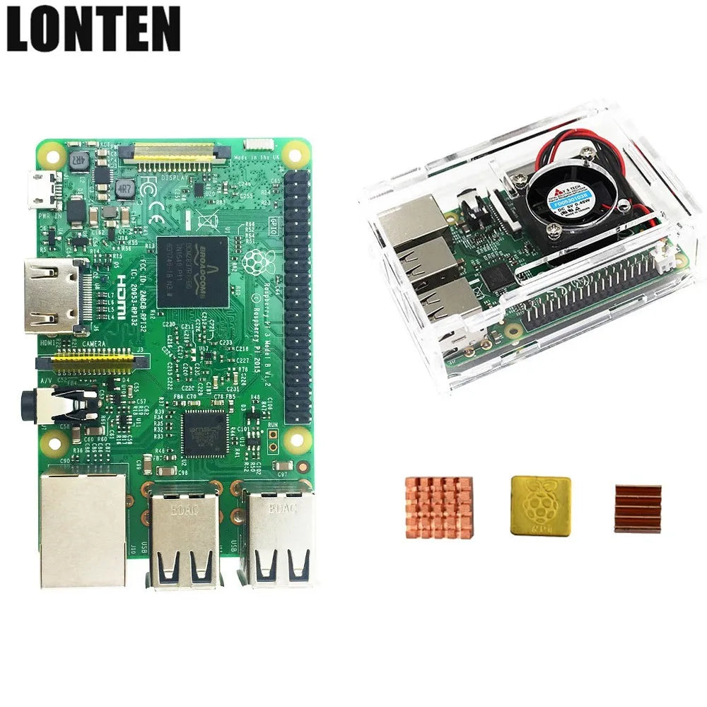 Custom Hot Raspberry Pi 3 Model B Board Kit 1GB LPDDR2 BCM2837 Quad-core Ras PI3 B,ras PI 3b,ras PI 3 B with Wifi& Raspberry Pi3 CN;GUA Manufacturer