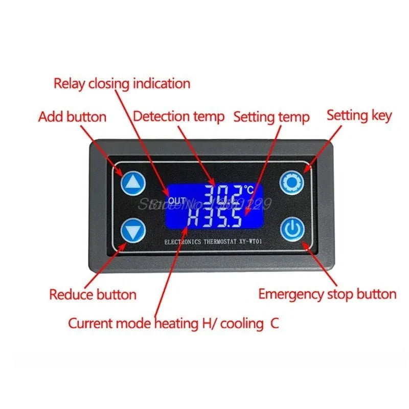 Custom XY-WT01 Temperature Controller Digital LED Display Heating/Cooling Regulator Thermostat Switch Manufacturer