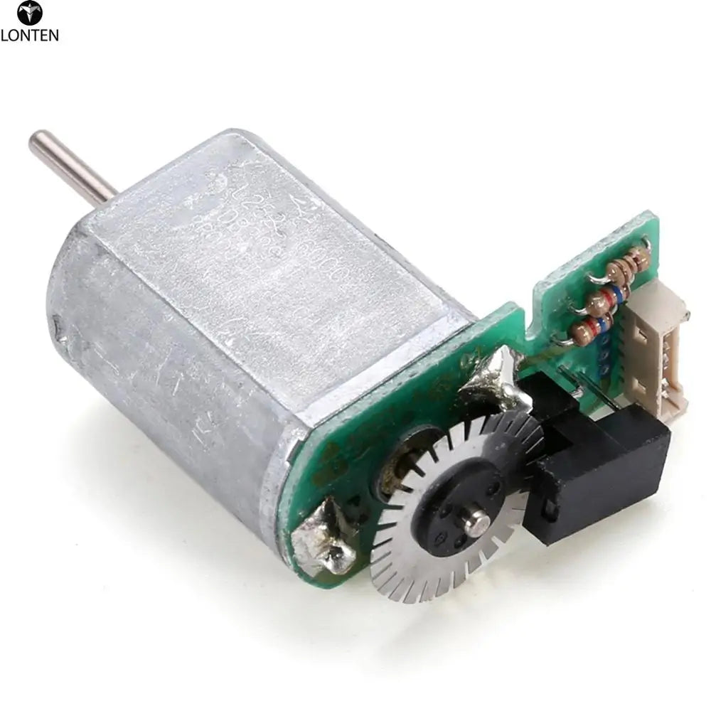 Custom 1pc 130 Motor DC 6V-12V 7800RPM Metal Speed Encoder Tachometer Motor AB Phase 49mm Length Manufacturer