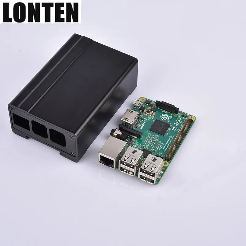 Custom Lonten Newest New Aluminum Case Housing Shell Enclosure For Raspberry PI 3 B+ 3B Manufacturer