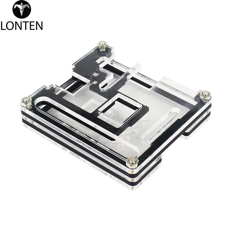 Custom Lonten Raspberry Pi 3 Model A Plus Acrylic Case 5 Layers Box Shell with Full Acc Ports Only for Raspberry Pi 3A+ Manufacturer