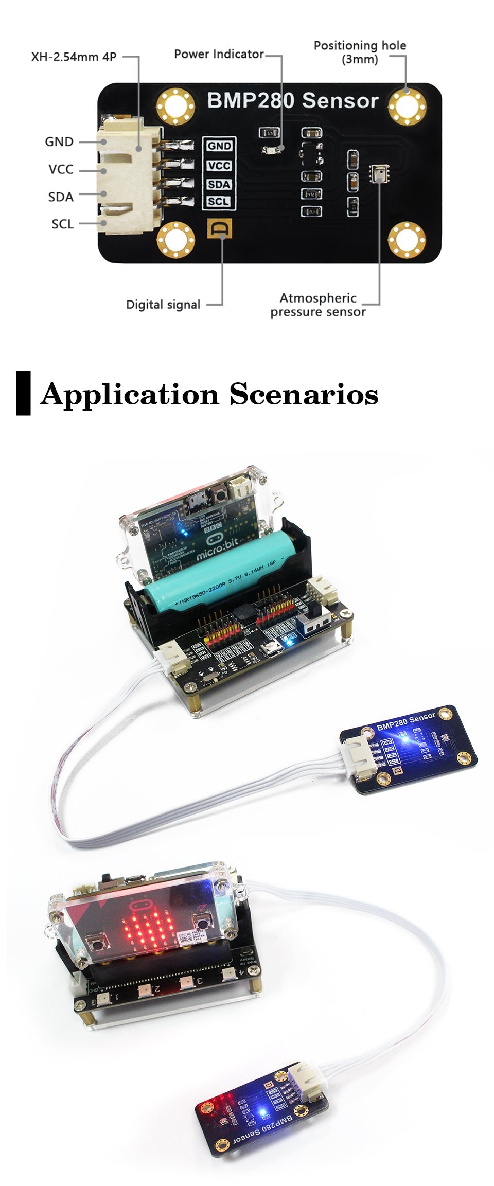 Custom PCB pcba for tv Atmospheric Pressure  Senor MP280 Module pyBoard Micropython Programming I2C 3.3V qi charger pcba