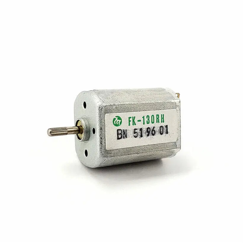 Custom FK-130RH-09490 DC 6V 9V 12V Mini Micro 15mm*20mm 130 Electric Carbon Brush Motor 2mm Splined Shaft AV car navigation Manufacturer