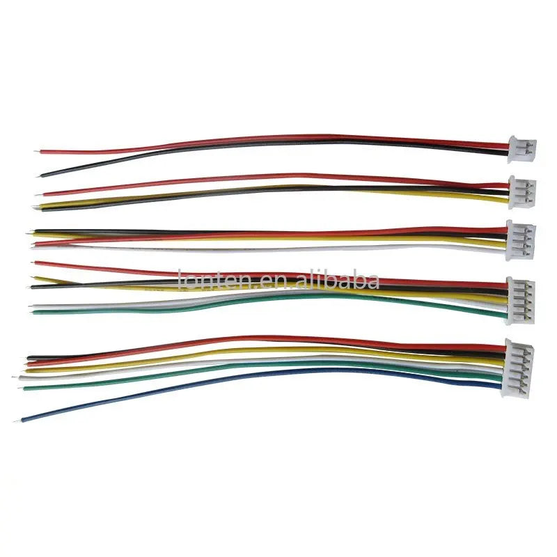 Custom 10P JST 1.25 Male Female Wire Connector Pitch 1.25mm 2P 3P 4P 5P 6P JST Plug Jack Terminal Cable Connector Length 10CM Manufacturer