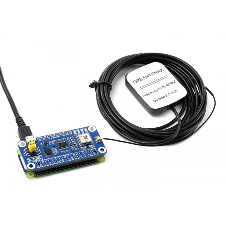 MAX-M8Q GNSS HAT for Raspberry Pi, Multi-constellation Receiver Support GPS Beidou Galileo GLONASS Custom PCB auto brush pcba customize