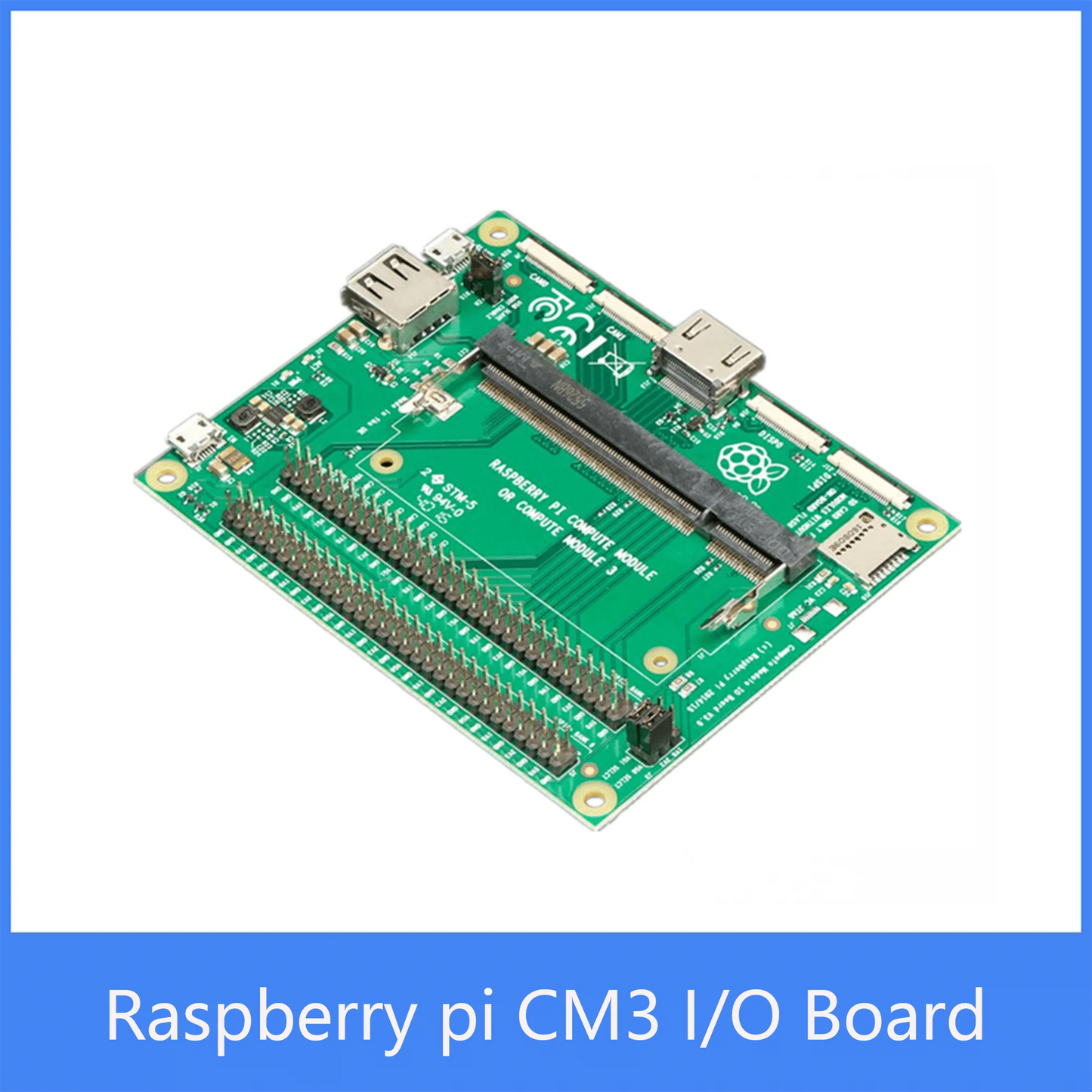 Custom Raspberry Pi Compute Module 3 (CM3) I/O board Interface Adapter Board,CMIO V3.0 Original board Manufacturer