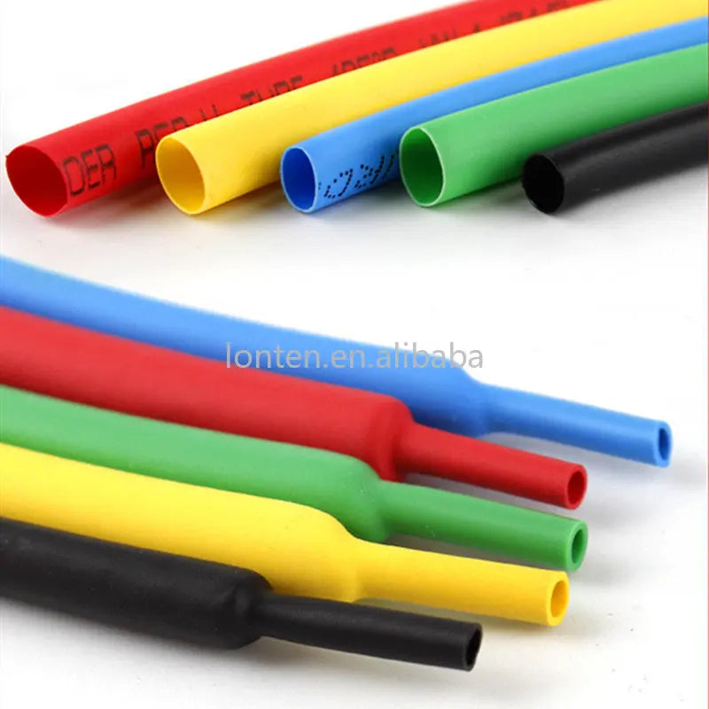 Custom Custom 5 meters 2:1 Black Clear Red White Yellow Green Blue 1mm 2mm 3mm 4mm 5mm 6mm Heat Shrink Heatshrink Tubing Tube Wire Manufacturer