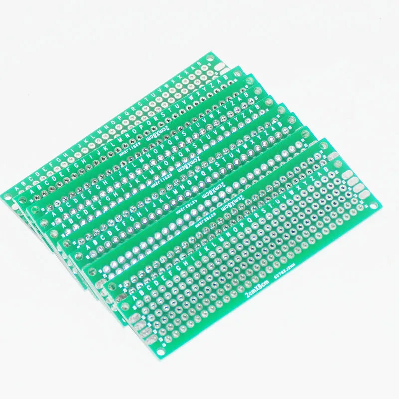 Custom PCB Prototype PCB Board Circuit Board Protoboard PCB Price Universal Stripboard Prototyping Veroboard 2 X 8 Double Side Manufacturer