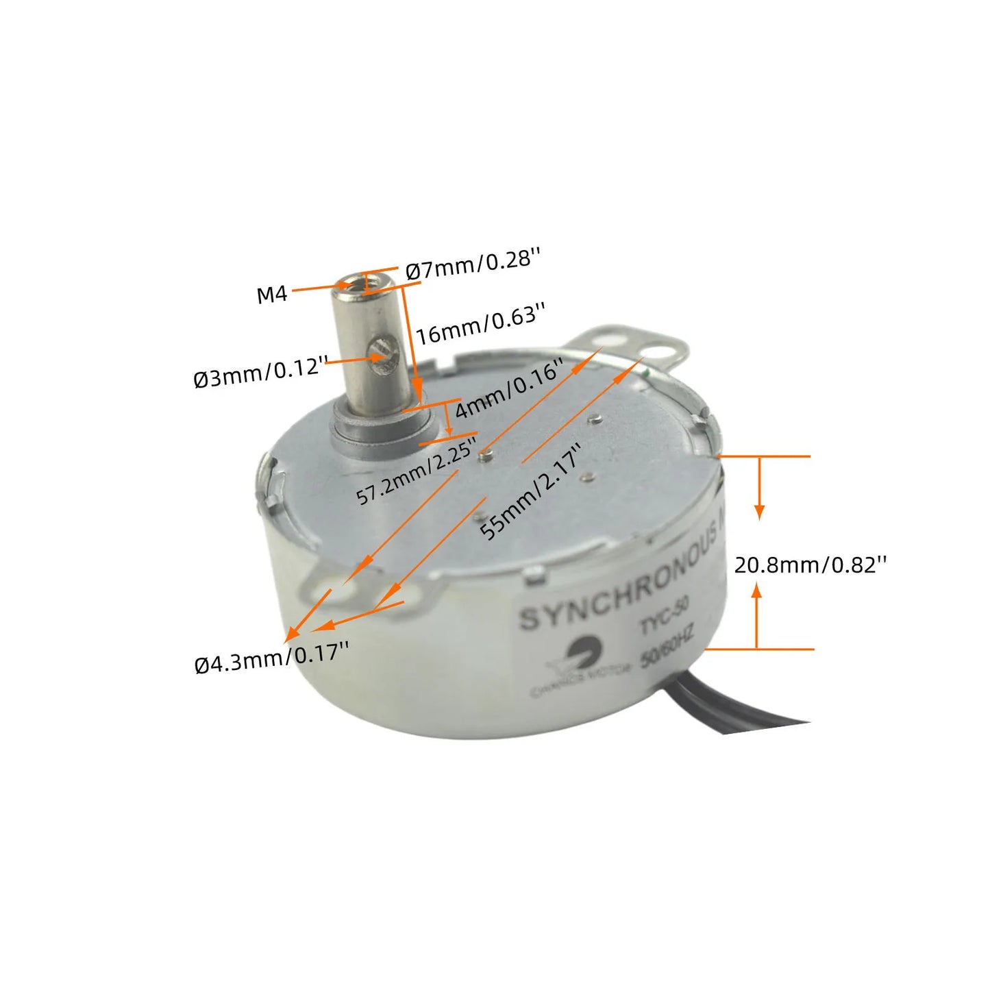 Custom Electric Gear Synchronous Motor TYC-50 AC 220V 15-18r/min CW Large Torque Small AC Motor for Electric Manufacturer