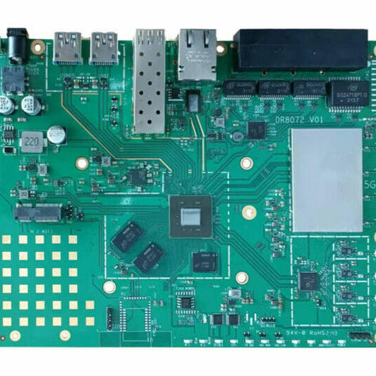 Qualcomm IPQ8072A networking SBC supports dual 10GbE, WiFi 6 het-ver pcba gaming circuit board pcba pcb manufacturer customize
