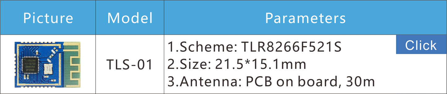 Custom PCB TLS-01 TLS-02 Uart Transceiver Transparent transmission Module TLSR8266F512 Switching Wireless pcba mist