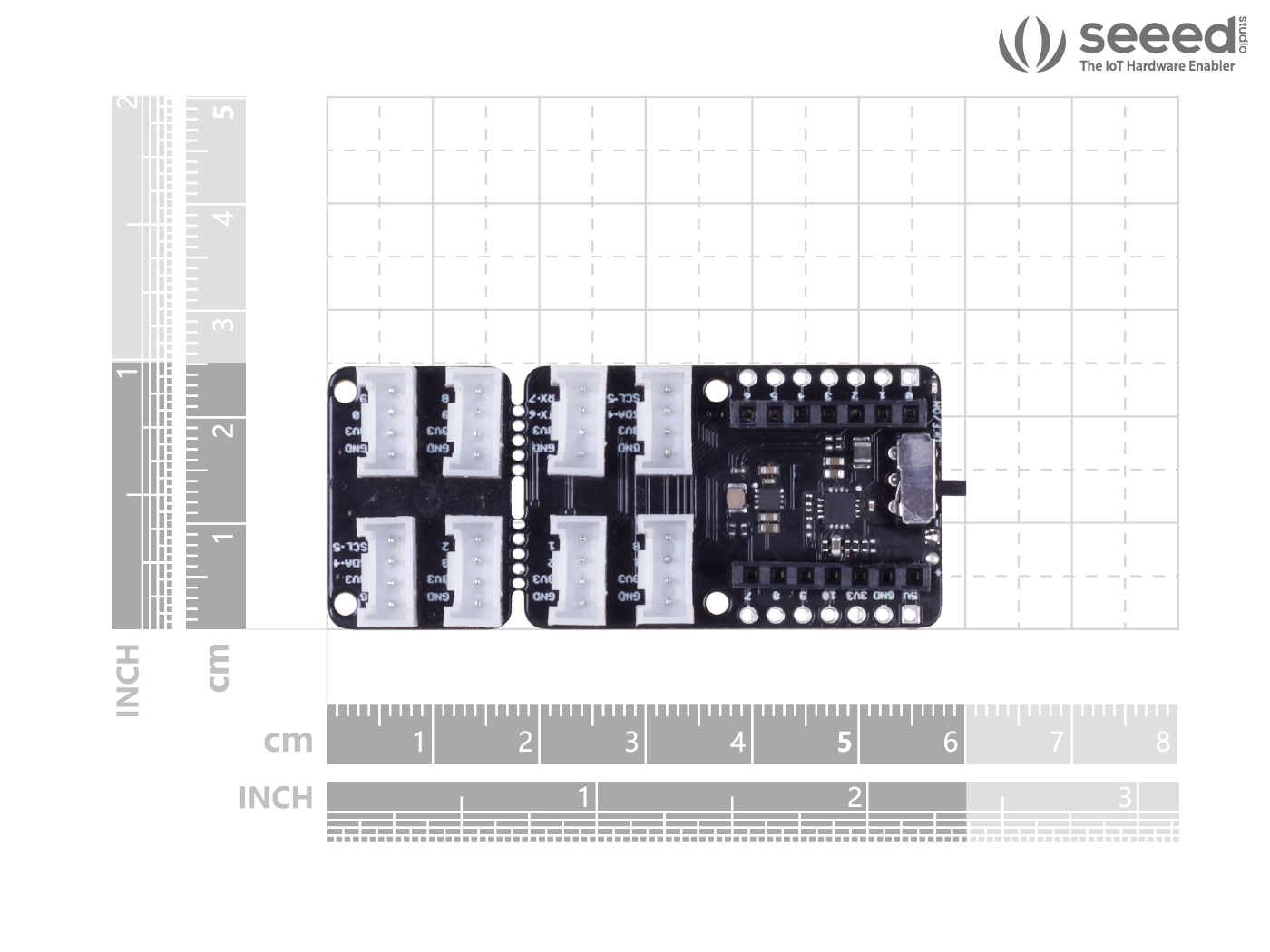Grove Shield for Seeeduino XIAO - with embedded battery management chip  Custom PCB guitar amp pcba pcba router wifi customize