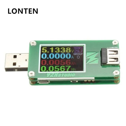 Custom Lonten ZY1270 Bluetooth Colorful TFT USB Power Tester Capacity Table QC2.0 QC3.0 Manufacturer