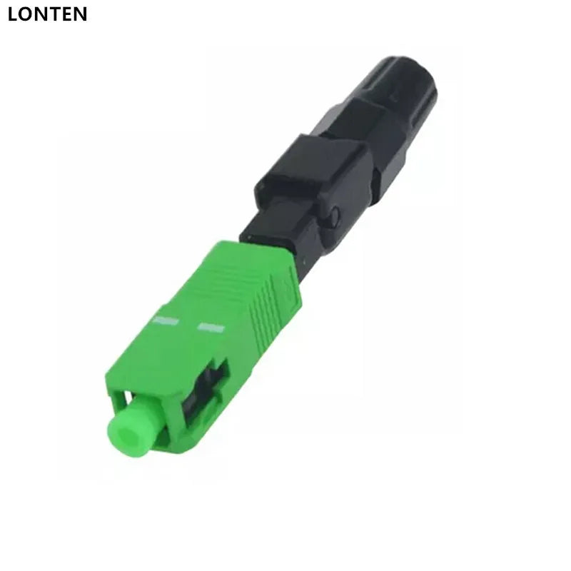 Custom 100PCS/box FTTH SC APC single-mode fiber optic SC APC quick connector SC APC FTTH Fiber Optic Fast Connector Manufacturer