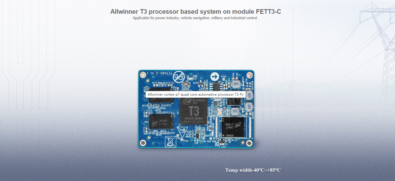 Custom PCB pcba service assembly FETT3-C System on Module(Allwinner T3 SoC) dc fan pcba pcba phone charger