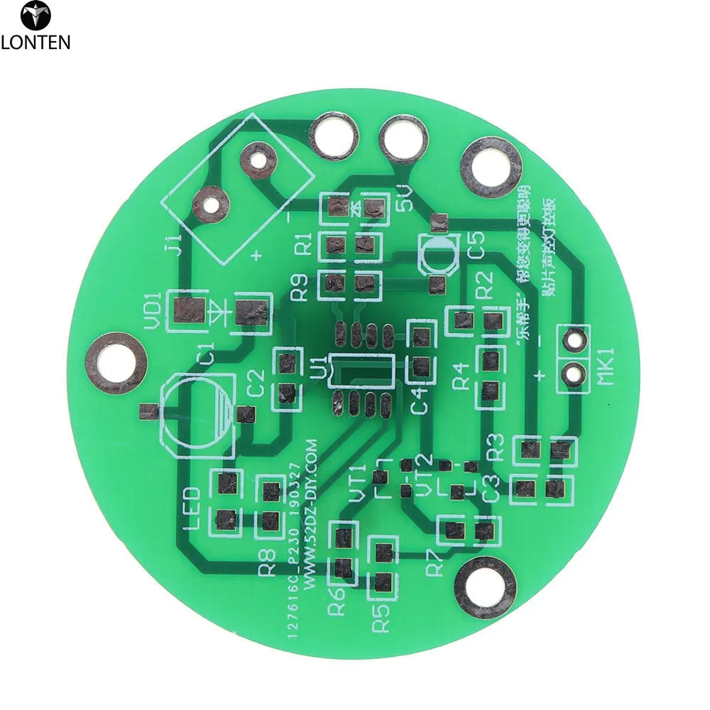 Custom Lonten 3pcs/lot DIY SMD Round Sound Control LED Light Electronic Kit Manufacturer