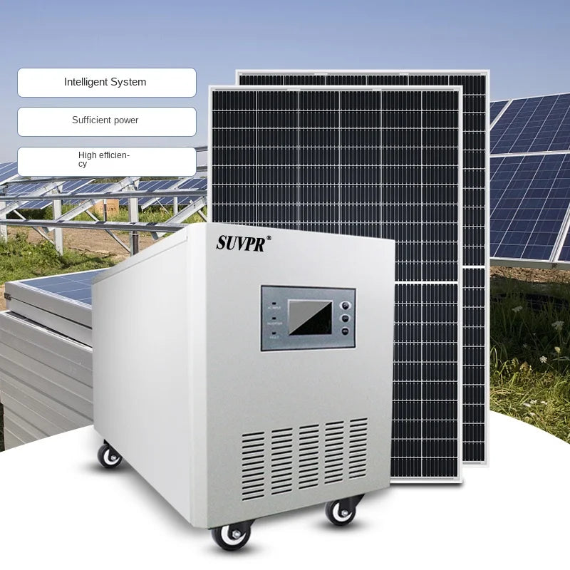 Custom Solar Generator Household 220v Full Set Off-grid 1000wmppt Controller Full Power Built-in Lithium Battery Manufacturer