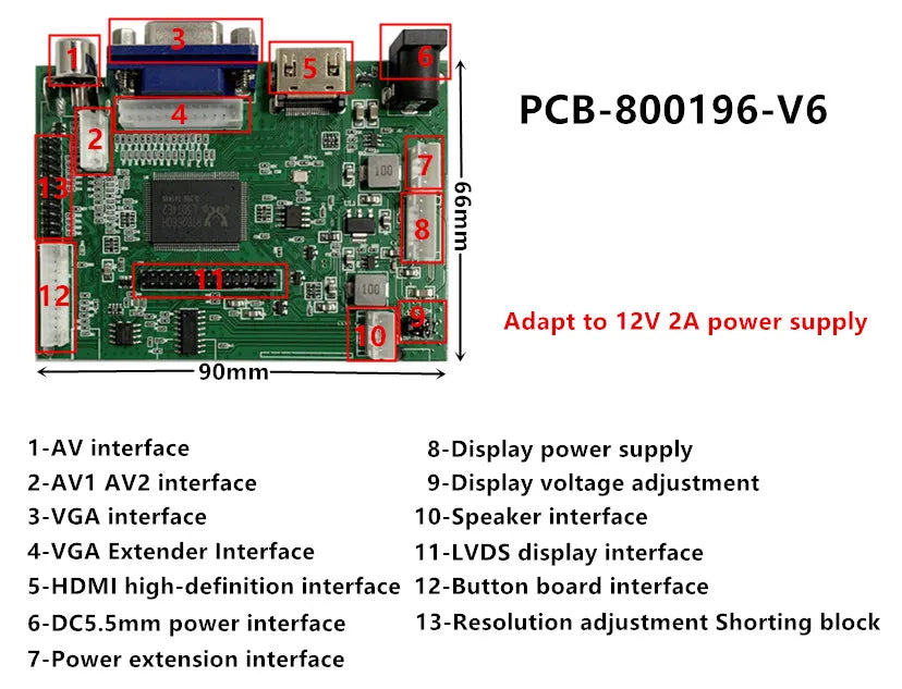 Custom 10.1 Inch 1280*800 IPS Screen Display LCD Monitor Driver Board Control HDM-Compatible VGA Audio For Orange Raspberry Pi 1 2 3 4 Manufacturer