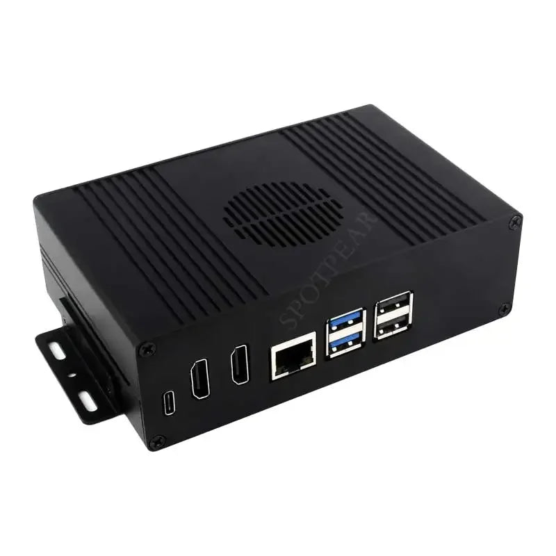 Custom Raspberry Pi 5 Box Case Kit-C PCIe to M.2 NVMe SSD with for and Ethernet Ports All to Pi's USB Side
