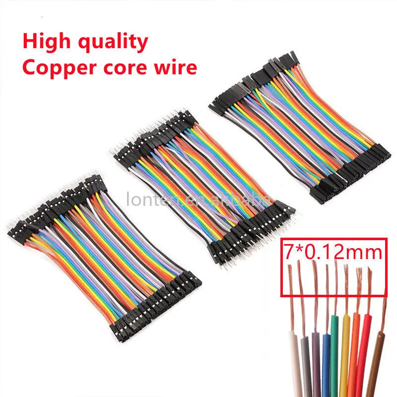 Custom Dupont Cable 10cm/20CM/30CM 2.54mm Spacing Male to Male, Male to Female, Female to Female Jumper Wire Dupont Line Manufacturer