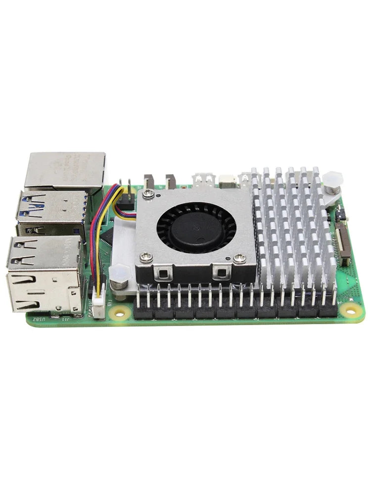 Raspberry Pi 5 Active Cooling Kit - Aluminum Heatsink with PWM Fan for Extreme Heat Dissipation