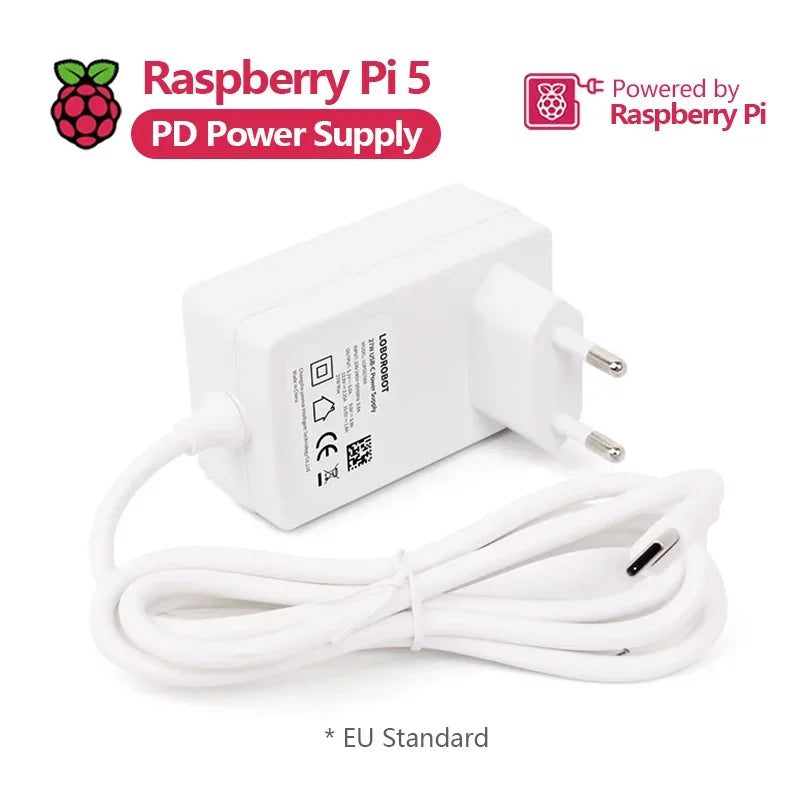 Raspberry Pi 5 PD Power Adapter Raspberry Pi 5 5B 5th Generation USB Type-C Power Cable Custom