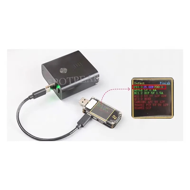 Raspberry Pi 5 USB A C Mini PD Trigger Activation Power Adapter To Solve Non-PD-Power System Error Warning