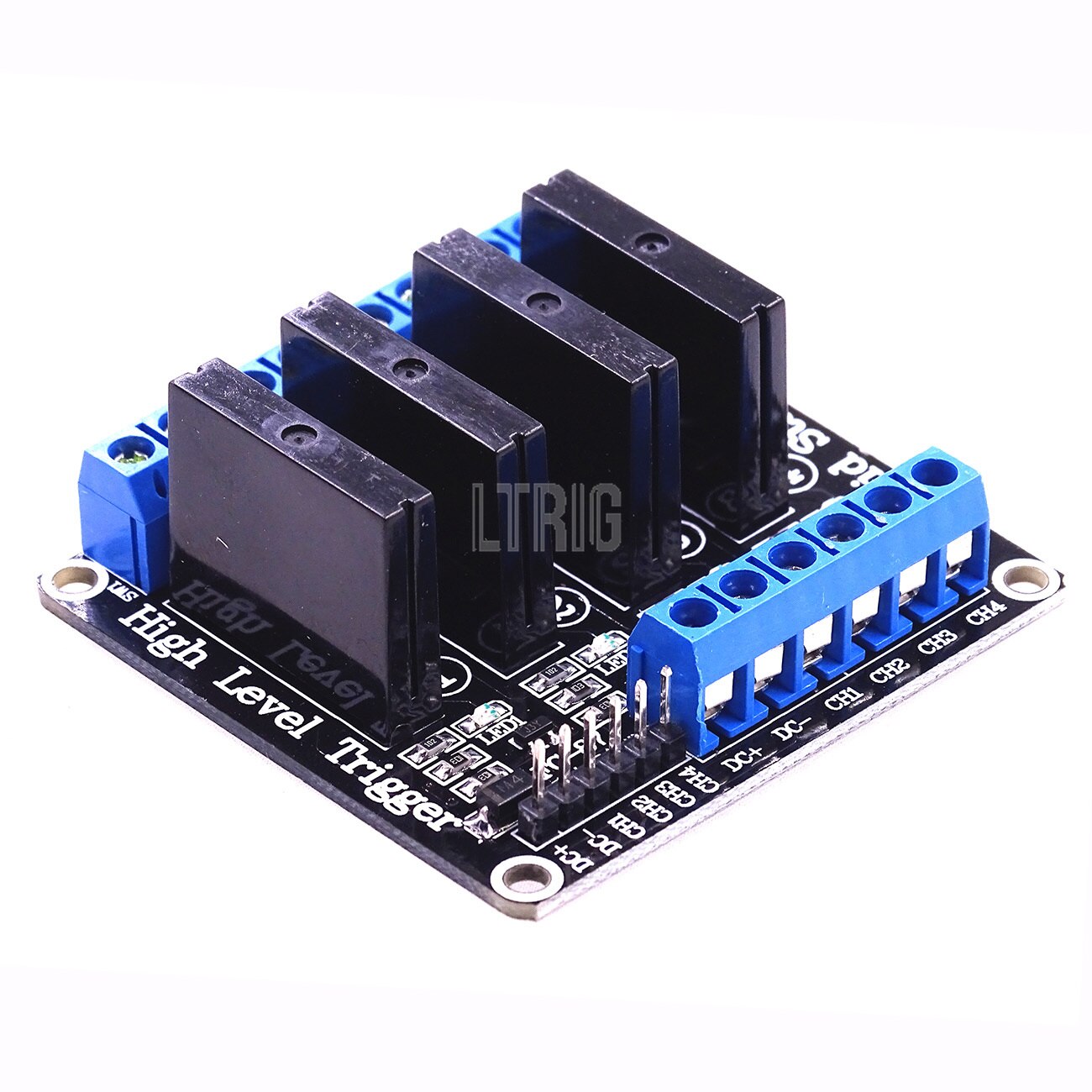 LT 4 Channel 5V DC Relay Module Solid State High Level G3MB-202P SSR AVR DSP customize