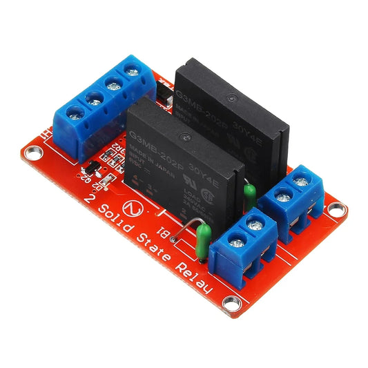 Custom China Shenzhen OEM PCB printed circuit board electronic assembly 5v 2ch Two way Solid State Relay Module Manufacturer