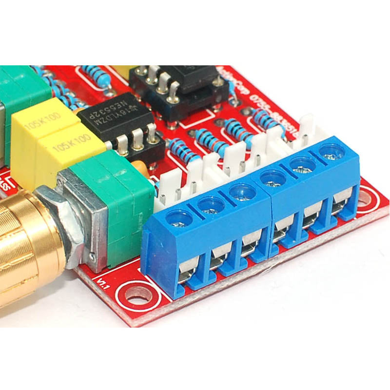 Dual NE5532 tunable preamp board Audio equalizer Preamp Tone EQ control Preamp DIY kit PCB components