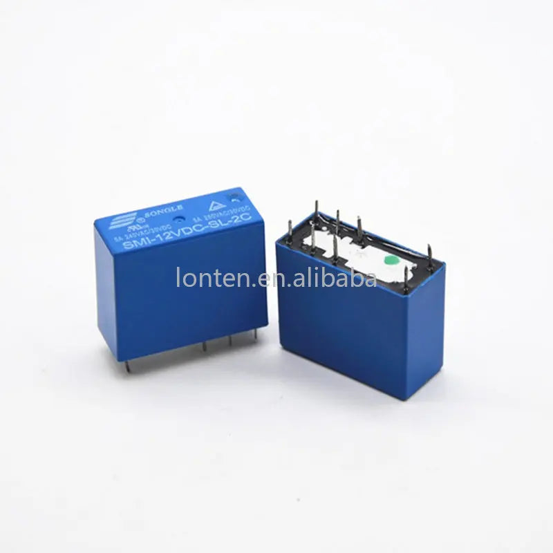 Custom 2PCS SMI-05VDC-SL-2C SMI-12VDC-SL-2C SMI-24VDC-SL-2C 8pin 5A 250VAC/30VDC 5VDC 12VDC 24VDC Power Relay New Manufacturer