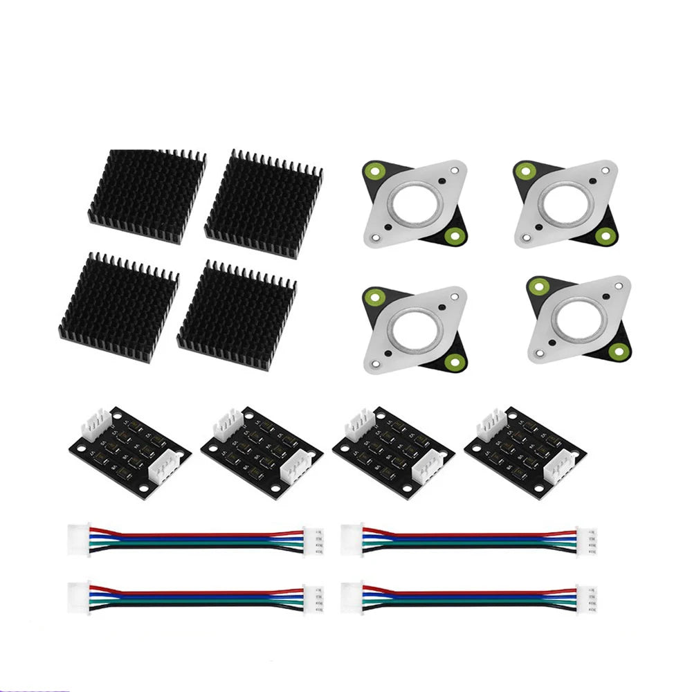 Custom 17 Damper Meal &amp; Stepper Motor Vibration Dampers Imported genuine shock absorber With Heat Sink for Ender 3 CR10 Printer Manufacturer