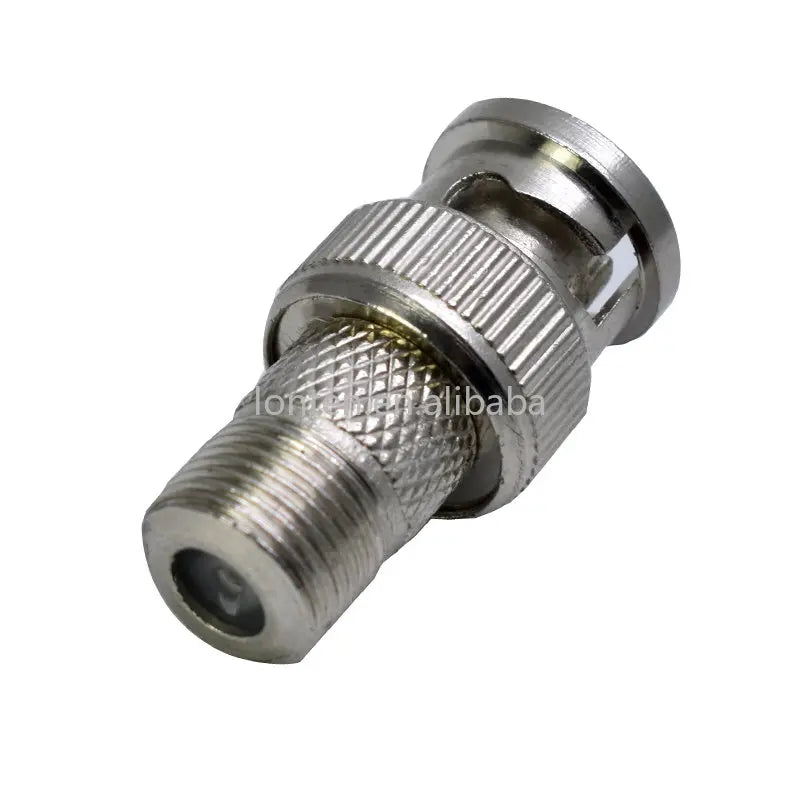 Custom 5pcs BNC Male Plug To F Female Jack Coax Connector Adapter For CCTV Camera Drop Shipping Support Silver monitor Manufacturer
