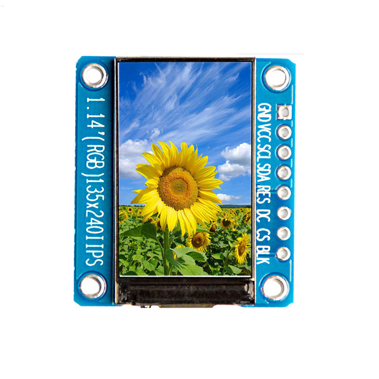 New IPS 1.14 inch 3.3V 8PIN SPI HD Full Color TFT Display Screen ST7789 Drive IC 135*240 Custom
