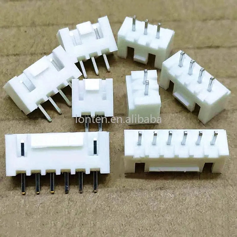 Custom 20Pcs/lot XHB 2.54MM Connector with Buckle 2/3/4/5/6/7/8/9/10 Pin 2.54mm Male Socket Straight Pin Header Connectors Manufacturer