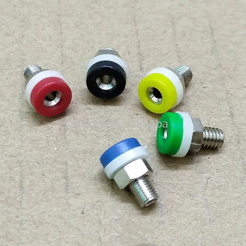 Custom Custom 10Pcs Brass 2mm Banana Socket Jack for 2mm Banana Plug Test Connector 5 Colors Manufacturer