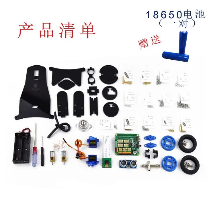 Custom STEAM Educational Robot PiCar-A WiFi 3wd Smart Machine Car Kit Manufacturer