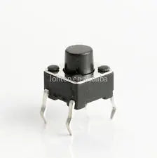 Custom 6x6x6mm Tactile Push Button Switch Tact Switch 6*6*6mm 4-pin DIP 200/500/1000Pcs Manufacturer