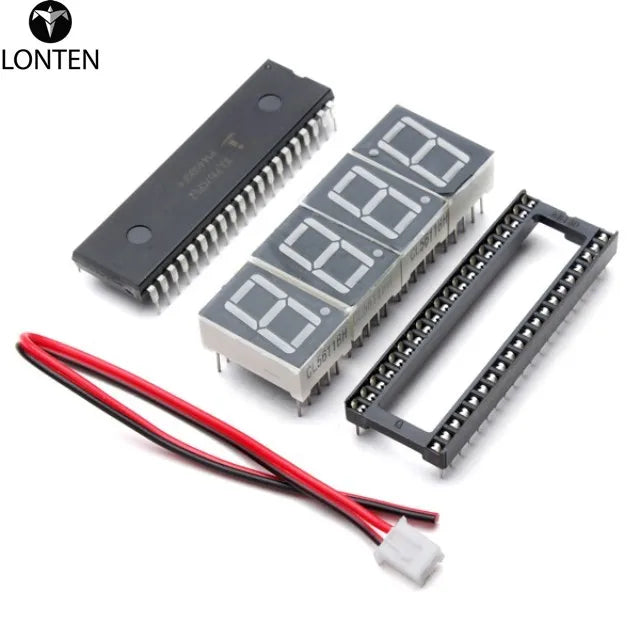 Custom Lonten Hot Sell ICL7107 Digital Ammeter DIY Kit Electronic Learning Kit header Manufacturer