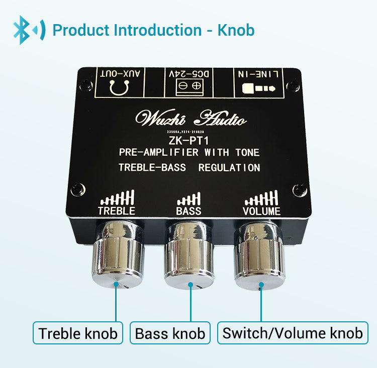 NE5532 Tone Preamplifier -Compatible Board Audio Equalizer Wireless Receiver Preamp Aux Pre Amplifier Aux DC5-24V pcb assembly customize