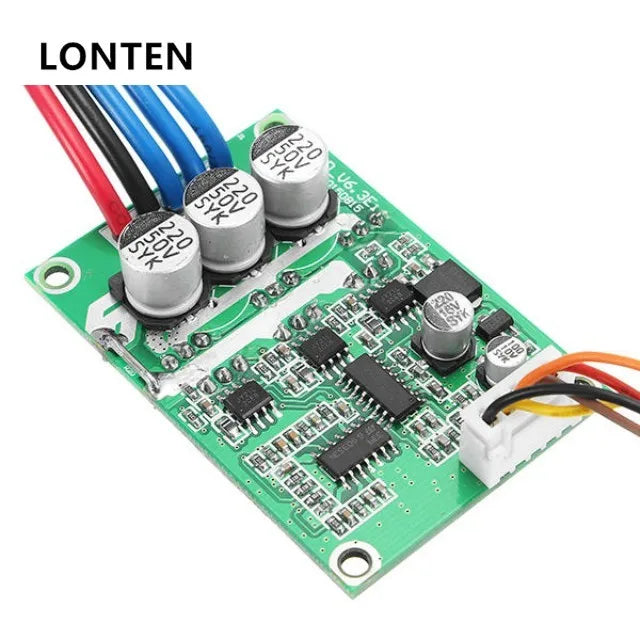 Custom Lonten DC 12V-36V 500W High Power Brushless Motor Controller Driver Board Assembled No Hall Manufacturer