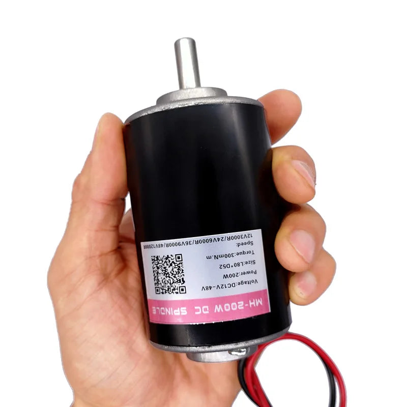 Custom  High speed CNC Starter Spindle motor 12-48V ER11 12000rpm 200 W Engraving milling grind Diy spindle motor Manufacturer