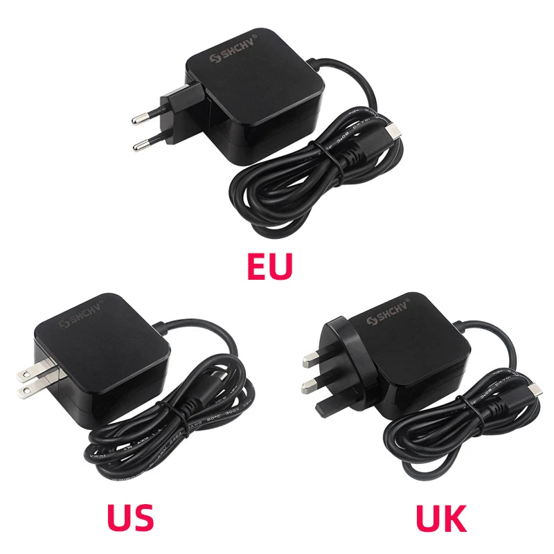 Raspberry Pi 5 Power Supply PD 27W 5.1V 5A USB-C Power Adapter EU/US/UK Plug for Raspberry Pi 5 Orange Pi 5 Pro/Max/Ultra/4A