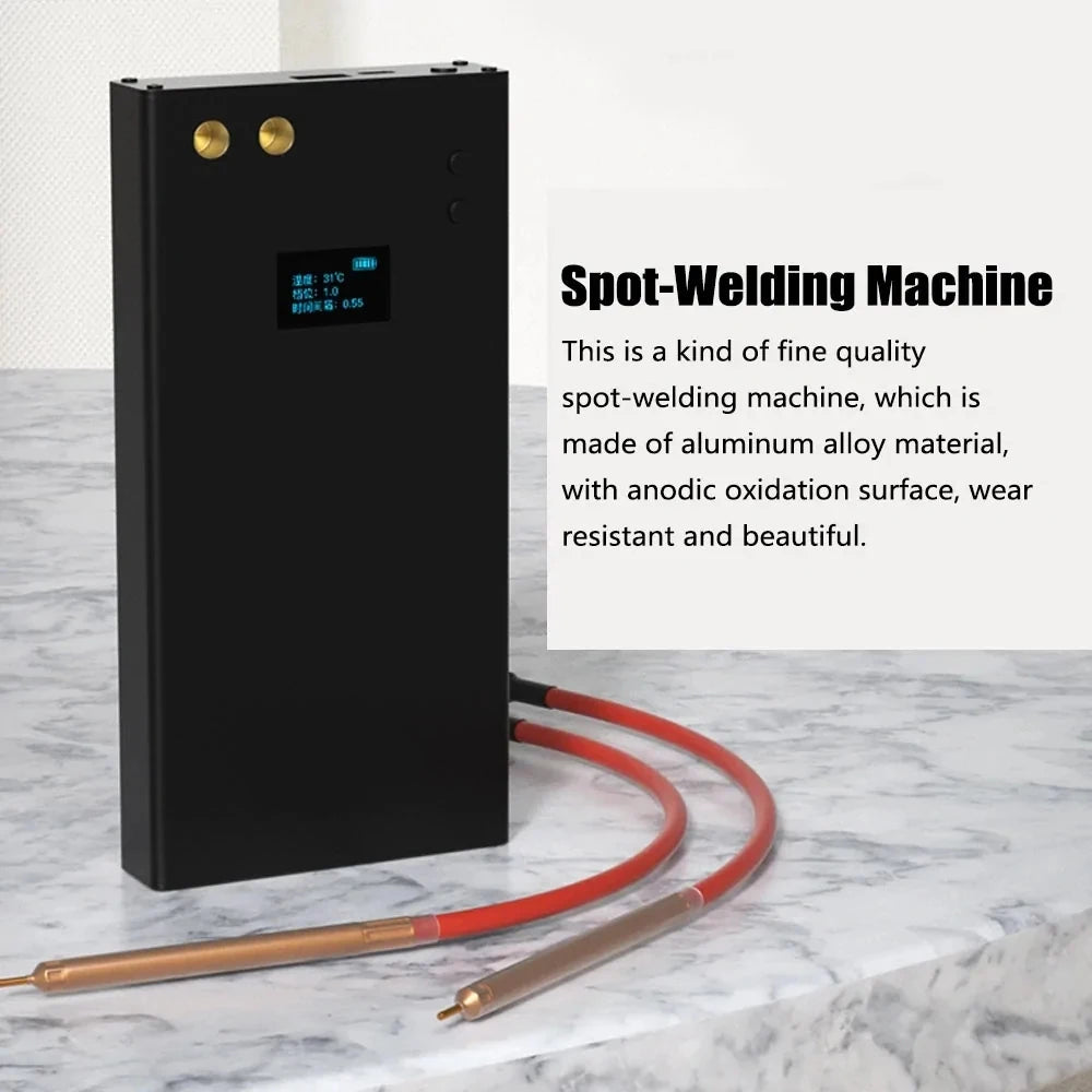 Custom Digital 70 Gears Adjustable Spot-welding Machine with 2.4A Fast-recharge Intelligent  Function OLED Color Display Spot Welder Manufacturer