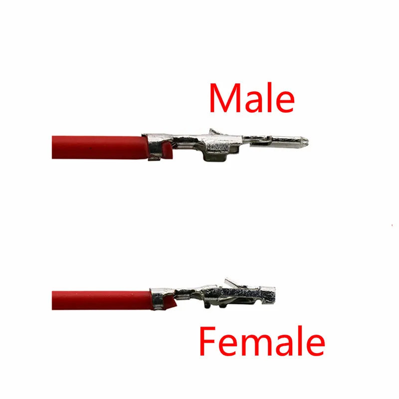 Custom 20Pcs MX2.0 terminal line MX 2.0mm 150mm electronic Single tinned Wire 51005 51006 Male Female Cable 26AWG Manufacturer