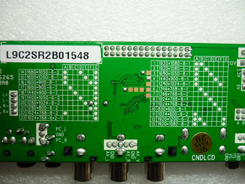 Custom V59 LCD driver board  free unburned writing firmware LCD driver board free writing firmware TV motherboard Manufacturer