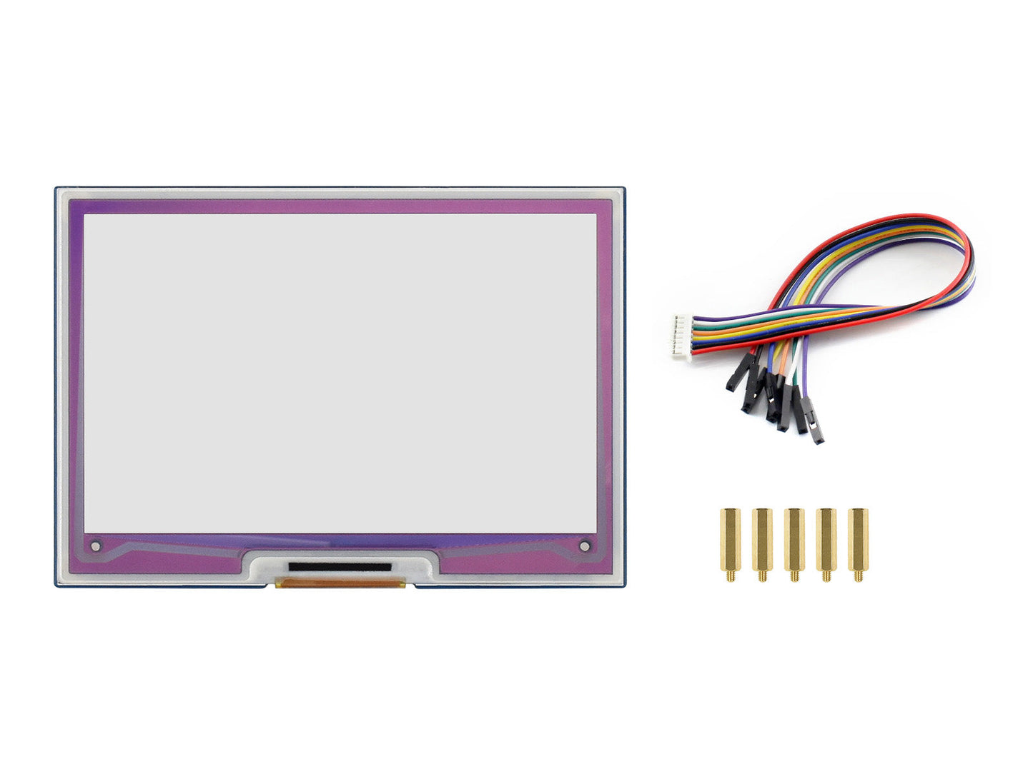 4.01Inch Kleurrijke E-Papier E-Ink Display Hoed Voor Raspberry Pi 640x400 Pixels Acep 7-Kleur Spi-interface Custom PCB android